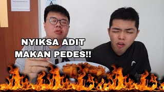 ADIT BELAJAR MAKAN PEDAS [upl. by Canada]