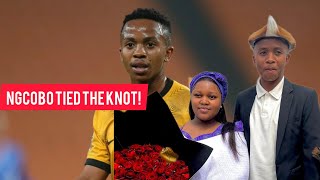 Halala to Kaizer Chiefs star Ngcobo hes officially off the market 😍❤️a whole married man [upl. by Lodmilla]