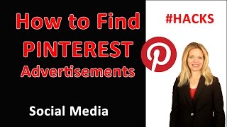 How To Find Pinterest Ads [upl. by Lussi360]