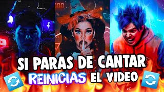 🔄SI PARAS DE CANTAR REINICIAS EL VIDEO🔄  VERSIÓN ROAST YOURSELFCANCIONES DE YOUTUBERS🔥 [upl. by Ecenahs]