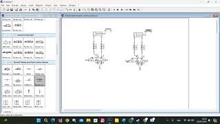 UTS 3 ElektroPneumatik Rangkaian B B A A  FluidSIM [upl. by Suolekcin]