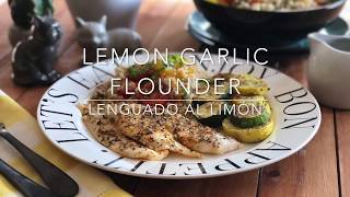 Lemon Garlic Flounder [upl. by Acisseg]