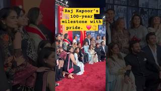 Honoring Raj Kapoor’s 100year milestone with pride❤️👌rajkapoor trendingkapoorfamily bollywood [upl. by Nnaeus]