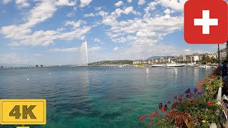 Eaux Vives to the Lake Parade  Geneva Switzerland [upl. by Rekoob271]