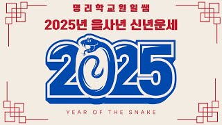 2025년 을사년 운세ㅣ얽히고 섥힌 것을 푸는 능력이 관건 [upl. by Yenitsed]