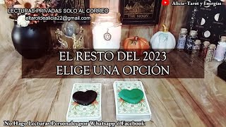 ✨🥹🎖 El Resto del 2023 🗓 Qué Trae Para Ti 🔮 Descúbrelo Aquí 🍀❣️ tarot Interactivo [upl. by Gans]