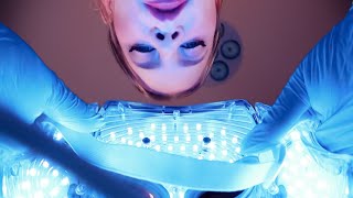 ASMR Dermatologist Face Exam Scanning amp Measuring  Extractions  Light Therapy Mask [upl. by Aicilec989]