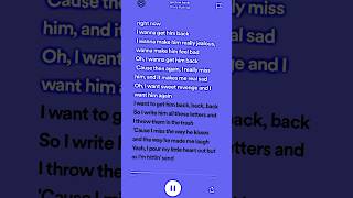 GET HIM BACK ❤️‍🩹 GUTS Olivia Rodrigo sped up lyrics [upl. by Boru191]