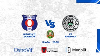 Olimpia II Zambrów  KS Narewka LIVE  transmisja na żywo [upl. by Gebler]