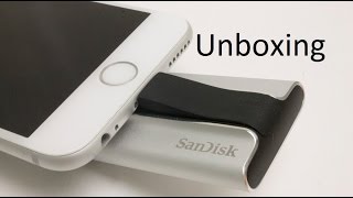 SanDisk iXpand flash drive unboxing [upl. by Edouard]