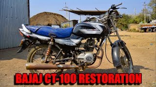 Bajaj CT 100 Restoration  Part 1 Disassembly [upl. by Breanne41]