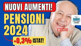 ISTAT AUMENTI PENSIONI e RIVALUTAZIONE Pensione 2024 inaspettatamente Modificata Scopri le NOVITÀ [upl. by Atillertse]