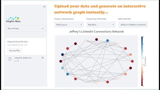 Streamlit App A Network Graph Generator [upl. by Lattie796]