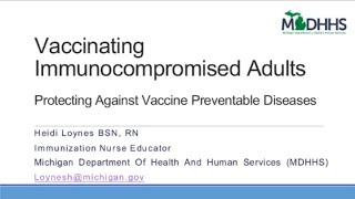 Vaccinating the Immunocompromised [upl. by Kyl750]