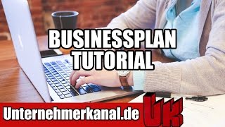 Businessplan erstellen für Unternehmer in 12 Min  Businessplan schreiben einfach erklärt Deutsch [upl. by Anilatak]