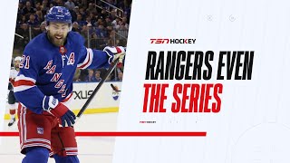 Rangers depth helped them overcome the Panthers to win in OT and even the series [upl. by Ahtnicaj974]