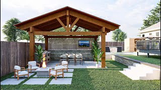 Modern Pergola amp Gazebo Designs  Creating the Perfect Terrace Lounge [upl. by Dominga364]