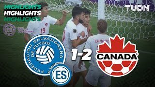 HIGHLIGHTS  El Salvador 12 Canadá  CONCACAF Sub20 Championship  TUDN [upl. by Eniamrahc41]