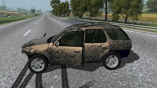 Saab 97x drive and crash test Links  WR2 [upl. by Agnot]