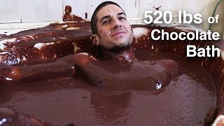 Filling Bath with 520 lbs Chocolate [upl. by Libbie]