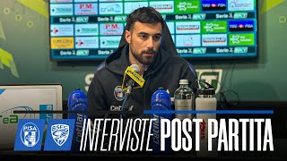 INTERVISTE POST PARTITA  PISABRESCIA [upl. by Mahsih829]