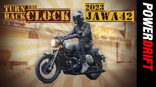 2023 Jawa 42  Turn back the clock  PowerDrift [upl. by Ahseral]