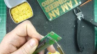 Cleanly desoldering a pin header [upl. by Carmen]