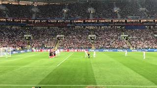 TRIPPIER STUNNING FREEKICK VS CROATIA LIVE FOOTAGE WC2018 [upl. by Anneliese]