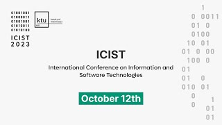 ICIST 2023 The 29th International Conference on Information and Software Technologies Day 1 [upl. by Basil]