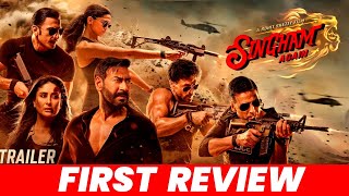 SINGHAM AGAIN  Movie First Review  Ajay devgan  Salman Khan  Kareena Kapoor [upl. by Shelburne367]