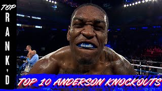 Top 10 Jared Anderson Knockouts  Top Rankd  Anderson Returns Saturday ESPN [upl. by Lars884]