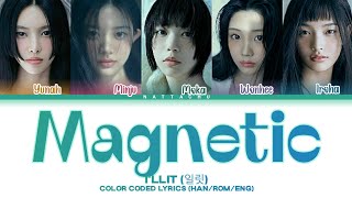 ILLIT 아일릿 Magnetic Color Coded Lyrics HanRomEng [upl. by Eirolam]