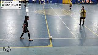 2024 6ta Div AFA Futsal Fem 1er Tiempo Atlanta Vs Nueva Chicago [upl. by Irtimd]