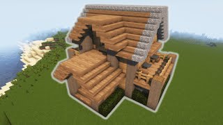 Minecraft AHŞAP EV YAPIMI  Minecraft Modern Evler [upl. by Niarda]