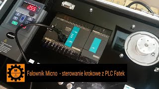 Falownik Micno  sterowanie krokowe z PLC Fatek [upl. by Mccurdy926]