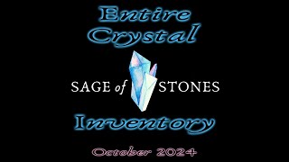 ★★ CRYSTALS FOR SALE ★★  Entire Crystal Inventory  October 2024 [upl. by Ergener]