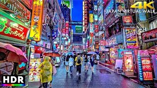 Tokyo Japan  Shinjuku Summer Night Walk 2024 • 4K HDR [upl. by Lundin]