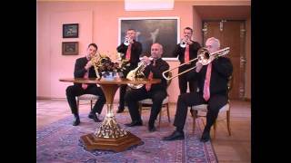 Prague Brass Ensemble Valerius Otto  Pražské tance Paduana [upl. by Adnert]