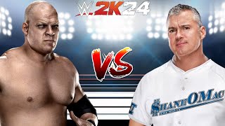 WWE 2K24 SHANE MCMAHON VS KANE CASKET MATCH [upl. by Leopoldeen]