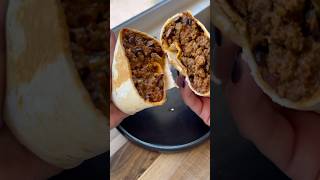 Chipotle Black Bean and Beef burritos with 37G protein mealprep easymealprep burrito [upl. by Pruter]