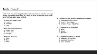 CILS A2  dicembre 2012  Ascolto con le soluzioni [upl. by Berni]