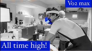 Lactate test amp Vo2 max in the LAB  All time high  Road to 2022 [upl. by Afra]