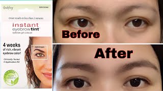 How I tint my brows at home [upl. by Erasme]