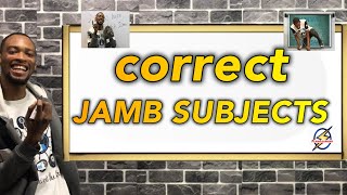 Jamb 2025 Subject Combination For All Courses Updated [upl. by Alehs]