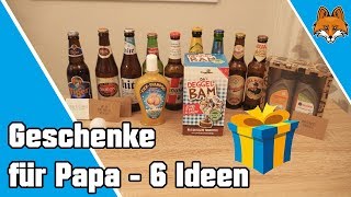 Geschenke für Papa  6 Geschenkideen für Väter 🎁 [upl. by Ecurb633]