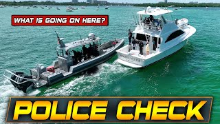 SURPRISE BOARDING BY CBP AND USCG AT HAULOVER INLET  BOAT ZONE [upl. by Drew78]