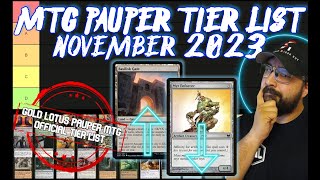 MTG Pauper Tier List November 2023 [upl. by Ahseym]