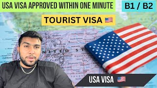 USA B1  B2 VISA IS APPROVED l INTERVIEW 🇺🇸 l USA TOURIST VISA 🇺🇸🔥 [upl. by Vudimir]