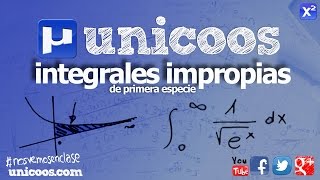 Integrales impropias de primera especie 05 UNIVERSIDAD unicoos [upl. by Sirhc]