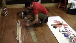 Replacing a Hardwood Flooring Board [upl. by Vergil]